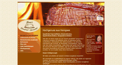 Desktop Screenshot of hansisspanferkel.de